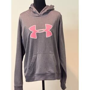 Women's Under Armour ColdGear Pullover Hoodie in Gray
